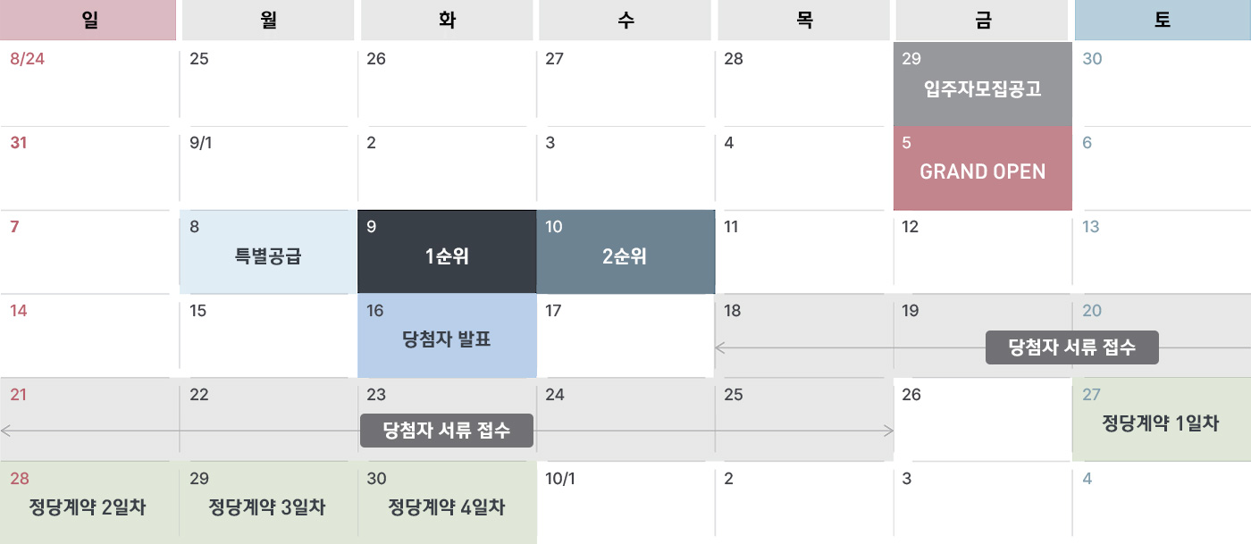 분양일정
